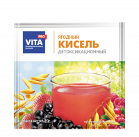 VitaPRO ЛПП Кисель детоксикационный фруктовый/ягодный. Для замены молока. фото, изображение, баннер