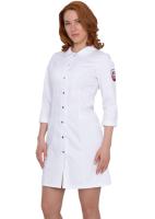 Халат медицинский с притачной манжетой AYMAN195 женский