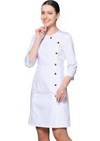 Халат медицинский с асимметричной застежкой, AYMAN195 женский