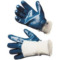 Перчатки нитриловые (манжет-резинка, частичное пок