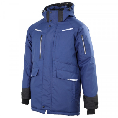 Парка мужская зимняя Brodeks KW 215, синий баннер, фото, картинка, как выглядит
