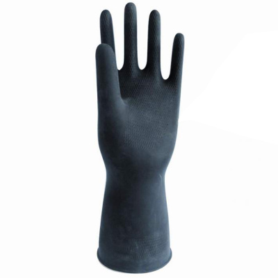 Перчатки латексные технические кислотощелочестойкие с ворсовой подложкой СУПЕРФЛОК К50Щ50 фото, изображение, баннер