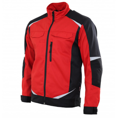 Куртка мужская летняя Brodeks KS 202, красный/черный баннер, фото, картинка, как выглядит