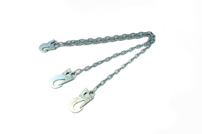 Двухплечный удерживающий строп из стальной цепи 3Гд фото, изображение, баннер
