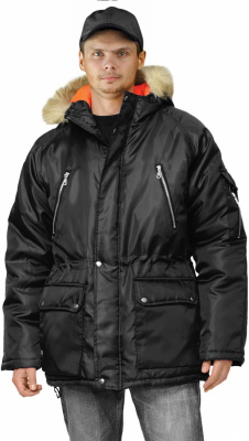 Куртка зимняя рабочая мужская Аляска-Классик фото, изображение, баннер