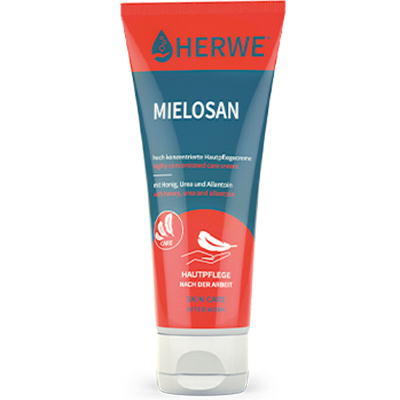 Высококонцентрированный крем для ухода за кожей при сильных загрязнениях Herwe Mielosan, туба 100 мл фото, изображение, баннер