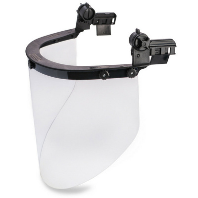 Щиток защитный лицевой с креплением на каске КБТ ВИЗИОН® TITAN экран 2 мм поликарбонат фото, изображение, баннер