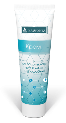 АЛИРАНТА Крем для защиты кожи рук гидрофобного действия, туба 100 мл. фото, изображение, баннер